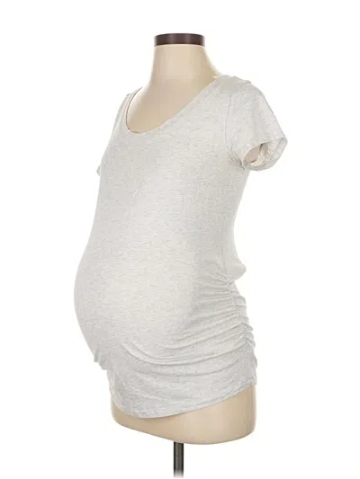 Pre-owned Old Navy - Maternity Short Sleeve T-shirt In Silver