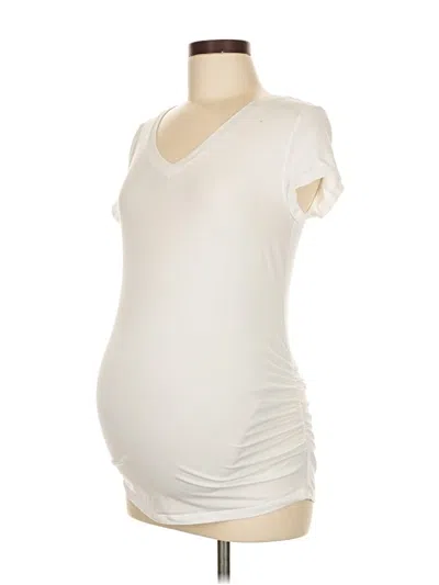 Pre-owned Old Navy - Maternity Sleeveless T-shirt In White