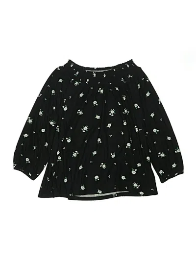 Pre-owned Old Navy Kids' 3/4 Sleeve Blouse In Black