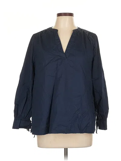 Pre-owned Old Navy 3/4 Sleeve Blouse In Blue