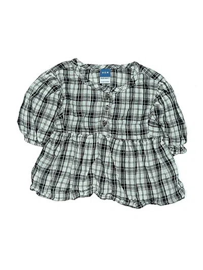 Pre-owned Old Navy Babies' 3/4 Sleeve Blouse In Gray