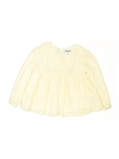 Pre-owned Old Navy Kids' 3/4 Sleeve Blouse In Ivory