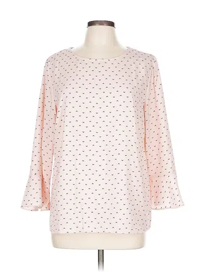 Pre-owned Old Navy 3/4 Sleeve Blouse In Pink