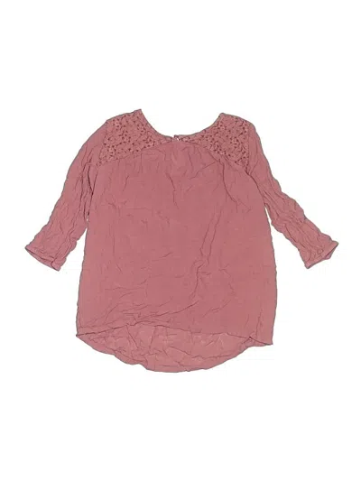 Pre-owned Old Navy Kids' 3/4 Sleeve Blouse In Pink