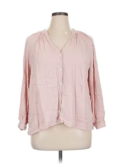 Pre-owned Old Navy 3/4 Sleeve Blouse In Pink