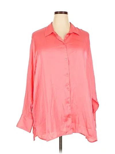 Pre-owned Old Navy 3/4 Sleeve Blouse In Pink