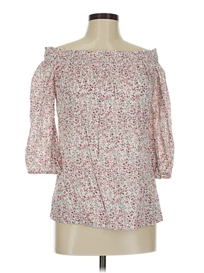 Pre-owned Old Navy 3/4 Sleeve Blouse In Pink