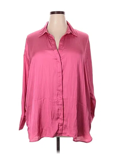 Pre-owned Old Navy 3/4 Sleeve Blouse In Pink
