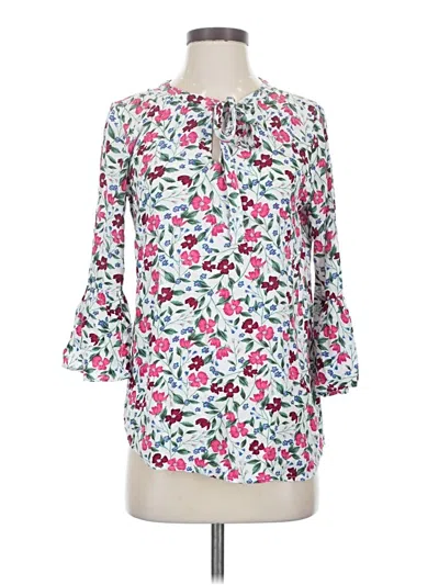 Pre-owned Old Navy 3/4 Sleeve Blouse In Pink