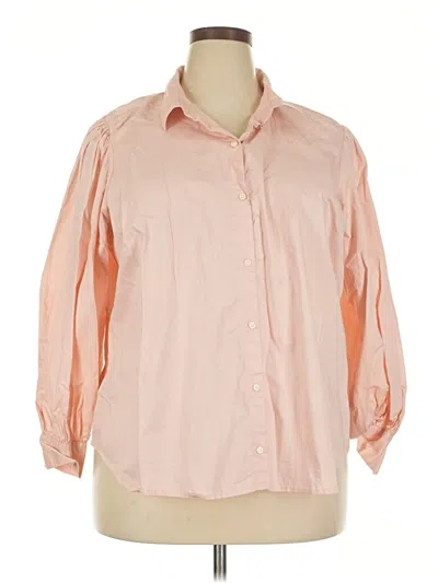 Pre-owned Old Navy 3/4 Sleeve Blouse In Pink