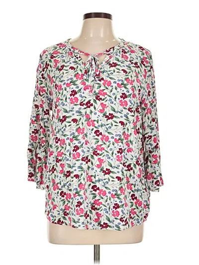Pre-owned Old Navy 3/4 Sleeve Blouse In Pink