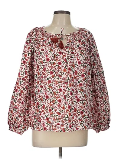 Old Navy 3/4 Sleeve Blouse In Red