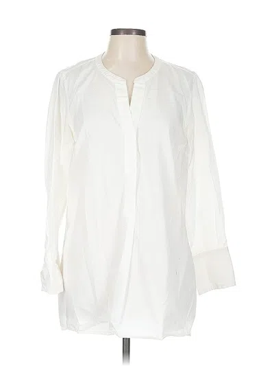 Pre-owned Old Navy 3/4 Sleeve Blouse In White