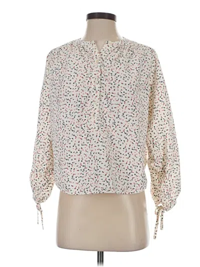 Pre-owned Old Navy 3/4 Sleeve Blouse In White