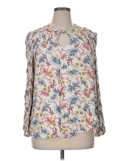 Pre-owned Old Navy 3/4 Sleeve Blouse In White