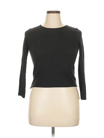 Pre-owned Old Navy 3/4 Sleeve T-shirt In Black