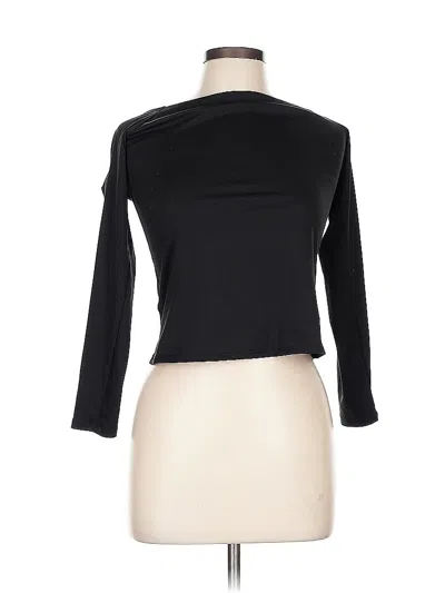 Pre-owned Old Navy 3/4 Sleeve T-shirt In Black