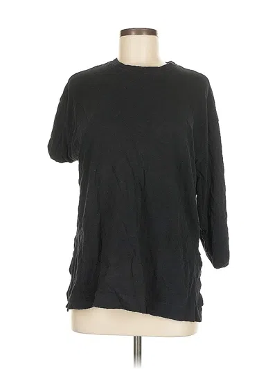 Pre-owned Old Navy 3/4 Sleeve T-shirt In Black
