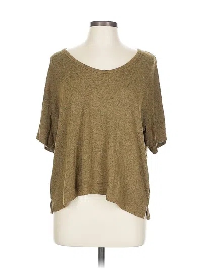Pre-owned Old Navy 3/4 Sleeve T-shirt In Brown