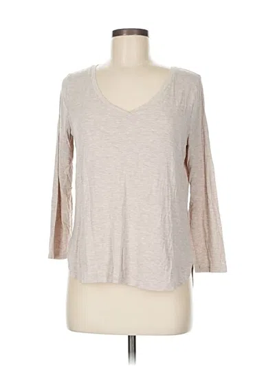 Pre-owned Old Navy 3/4 Sleeve T-shirt In Brown