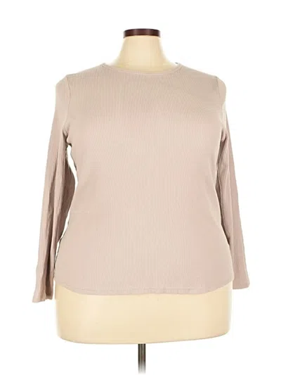 Pre-owned Old Navy 3/4 Sleeve T-shirt In Brown