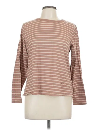 Pre-owned Old Navy 3/4 Sleeve T-shirt In Brown