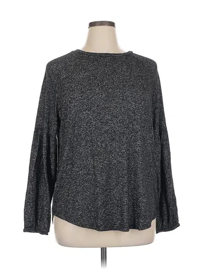 Pre-owned Old Navy 3/4 Sleeve T-shirt In Gray