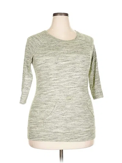 Pre-owned Old Navy 3/4 Sleeve T-shirt In Green