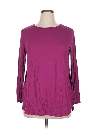 Pre-owned Old Navy 3/4 Sleeve T-shirt In Purple