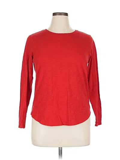 Pre-owned Old Navy 3/4 Sleeve T-shirt In Red