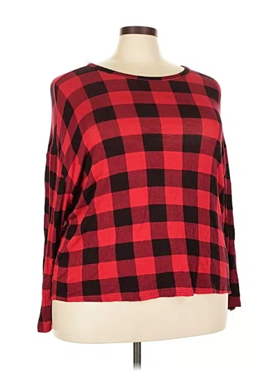 Pre-owned Old Navy 3/4 Sleeve T-shirt In Red