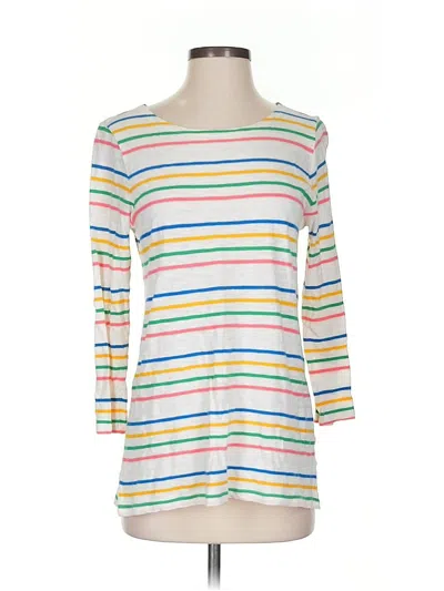 Pre-owned Old Navy 3/4 Sleeve T-shirt In White