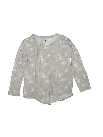 Pre-owned Old Navy Kids' 3/4 Sleeve T-shirt In White