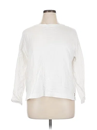 Pre-owned Old Navy 3/4 Sleeve T-shirt In White