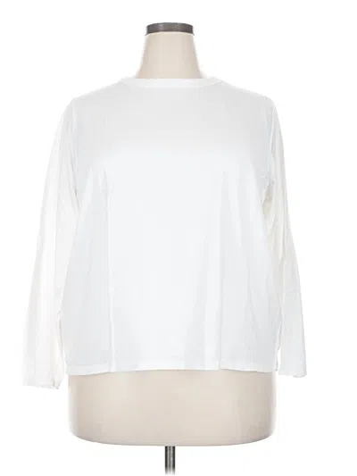 Pre-owned Old Navy 3/4 Sleeve T-shirt In White