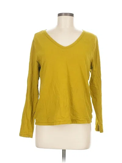 Pre-owned Old Navy 3/4 Sleeve T-shirt In Yellow