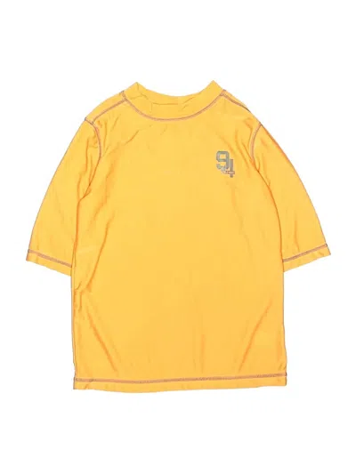 Pre-owned Old Navy Kids' 3/4 Sleeve T-shirt In Yellow