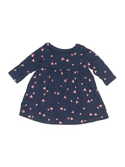 Pre-owned Old Navy Babies' 3/4 Sleeve Top Blue Keyhole Neckline Tops