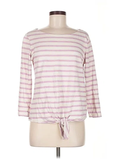 Pre-owned Old Navy 3/4 Sleeve Top Pink Boatneck Tops