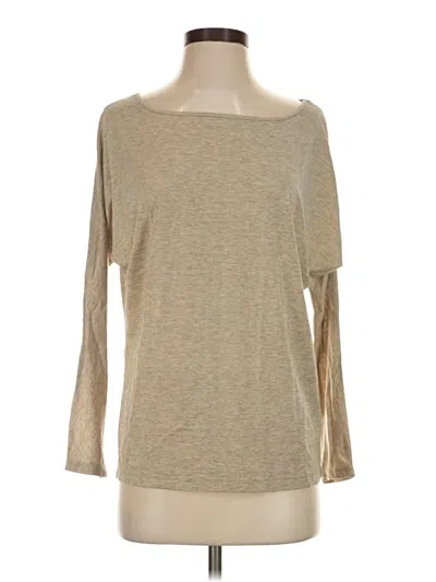 Old Navy 3/4 Sleeve Top Tan Boatneck Tops