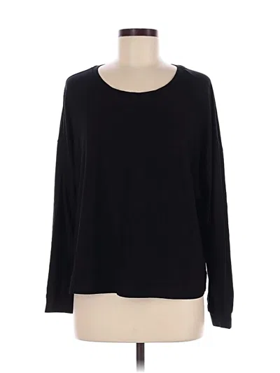 Pre-owned Old Navy 3/4 Sleeve T-shirt In Black