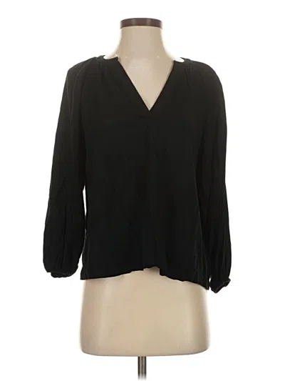 Pre-owned Old Navy 3/4 Sleeve T-shirt In Black