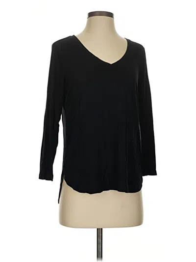 Pre-owned Old Navy 3/4 Sleeve T-shirt In Black