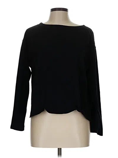 Pre-owned Old Navy 3/4 Sleeve T-shirt In Black