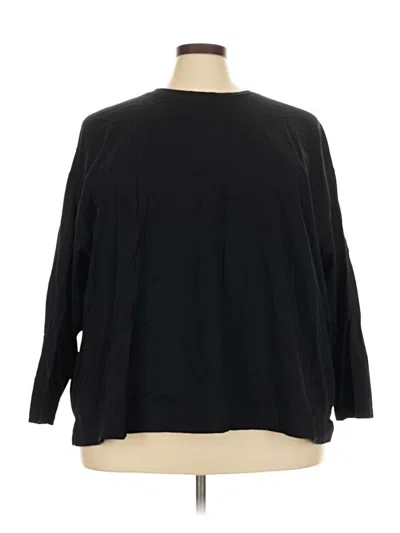 Pre-owned Old Navy 3/4 Sleeve T-shirt In Black