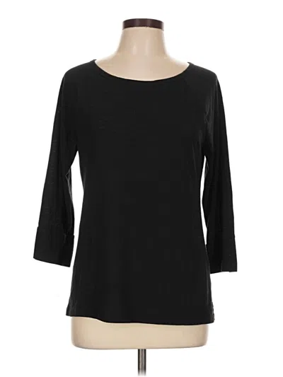 Pre-owned Old Navy 3/4 Sleeve T-shirt In Black