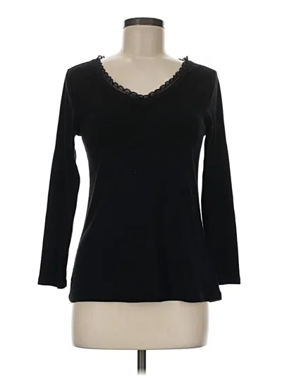 Pre-owned Old Navy 3/4 Sleeve T-shirt In Black