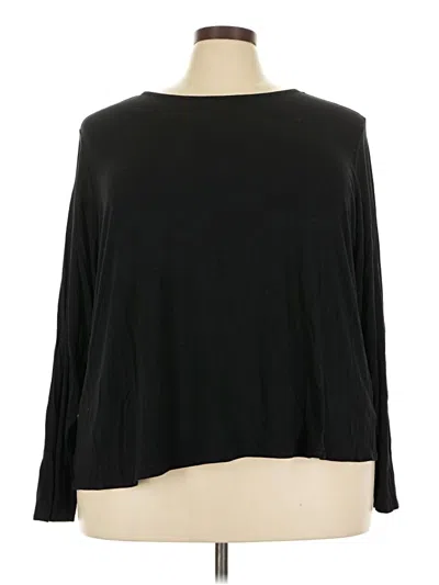 Pre-owned Old Navy 3/4 Sleeve T-shirt In Black
