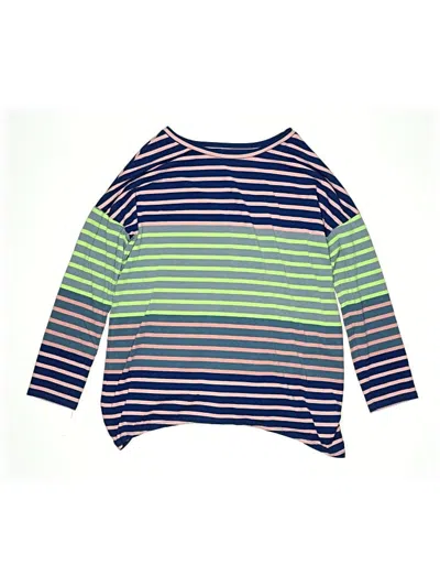 Pre-owned Old Navy Kids' 3/4 Sleeve T-shirt In Blue