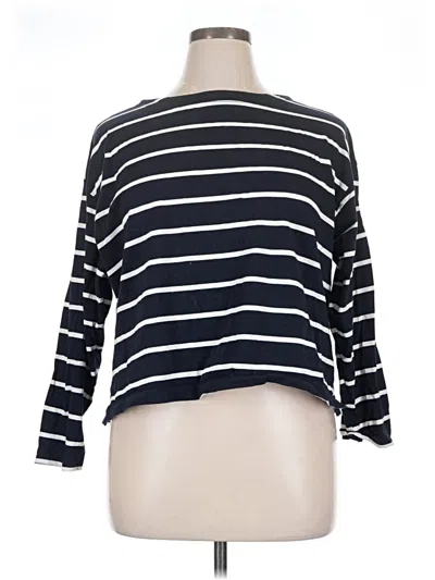 Pre-owned Old Navy 3/4 Sleeve T-shirt In Blue